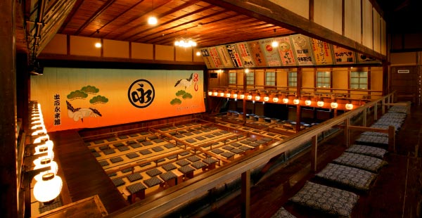 The kabuki theater in Izushi