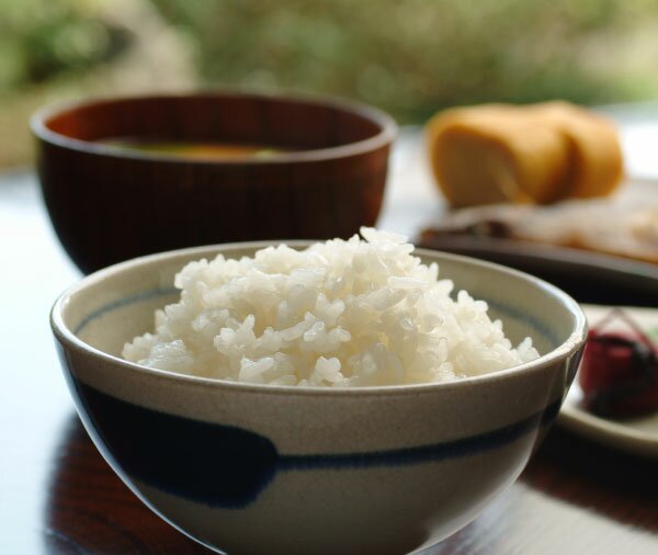 A bowl of Stork Natural Rice